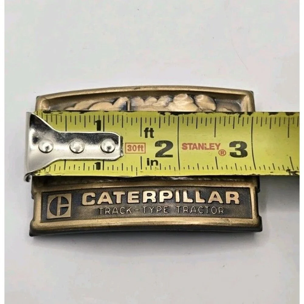 VTG Caterpillar CAT Belt Buckle Bulldozer & Operator 3